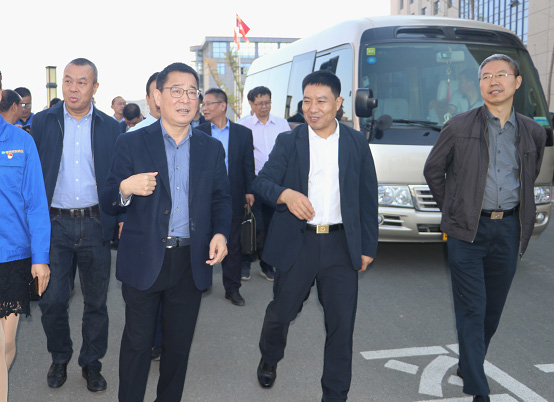兰州市委常委、市委秘书长，兰州高新区党工委书记(兼)王方太一行莅临必一运动参观调研