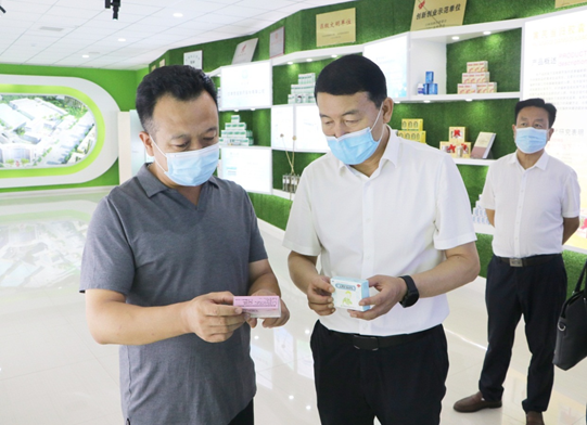 榆中县委副书记、县长刘学强一行到必一运动调研