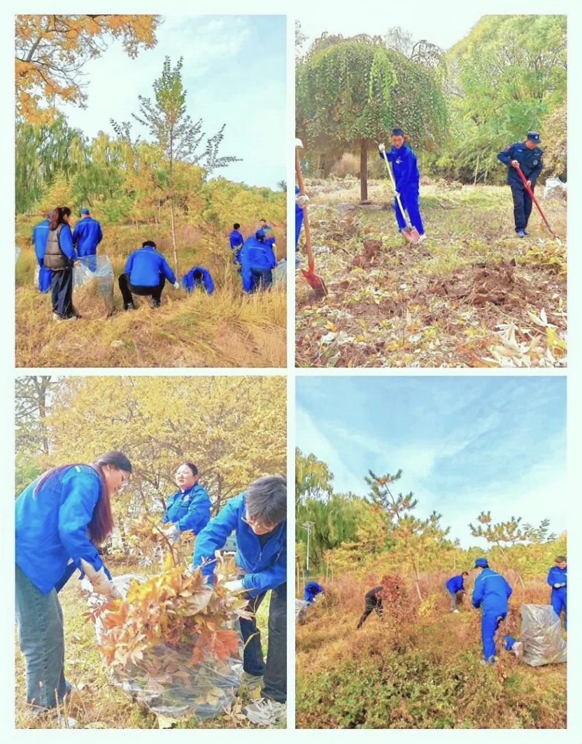 【普安必一运动
】除草护绿筑防线，凝心聚力展风采：普安制药开展秋季集体劳动